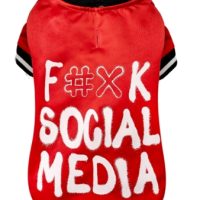 Croci Hondenjas Social Media Rood