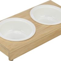 Trixie Voerbak Waterbak-Set Keramiek / Bamboe