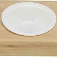 Trixie Voerbak / Waterbak Met Houder Keramiek / Bamboe