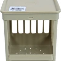 Fauna Nestkastje Plastic Met Tralies Beige