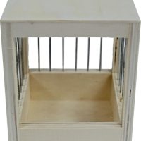 Merkloos Houten Tralie Nestkastje