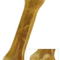 Petsnack Geperst Bot Gevuld Met Kip